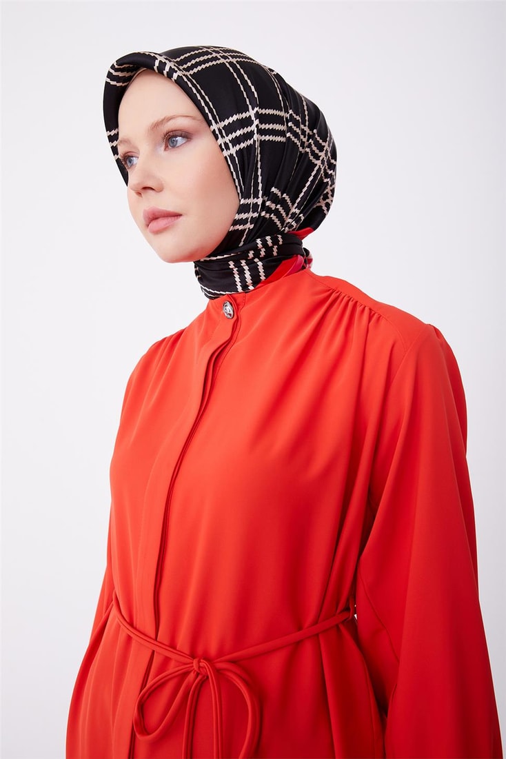 Armine Tied Waist Shirt 23K3418 Red