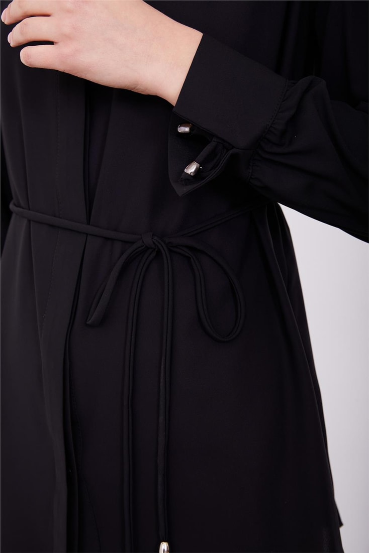 Armine Tied Waist Shirt 23K3418 Black