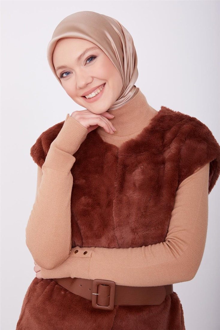 Armine Fur Vest 23K4601 Bitter Brown