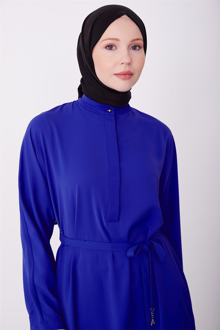 Armine Elastic Belted Tunic 23K4701 Purple
