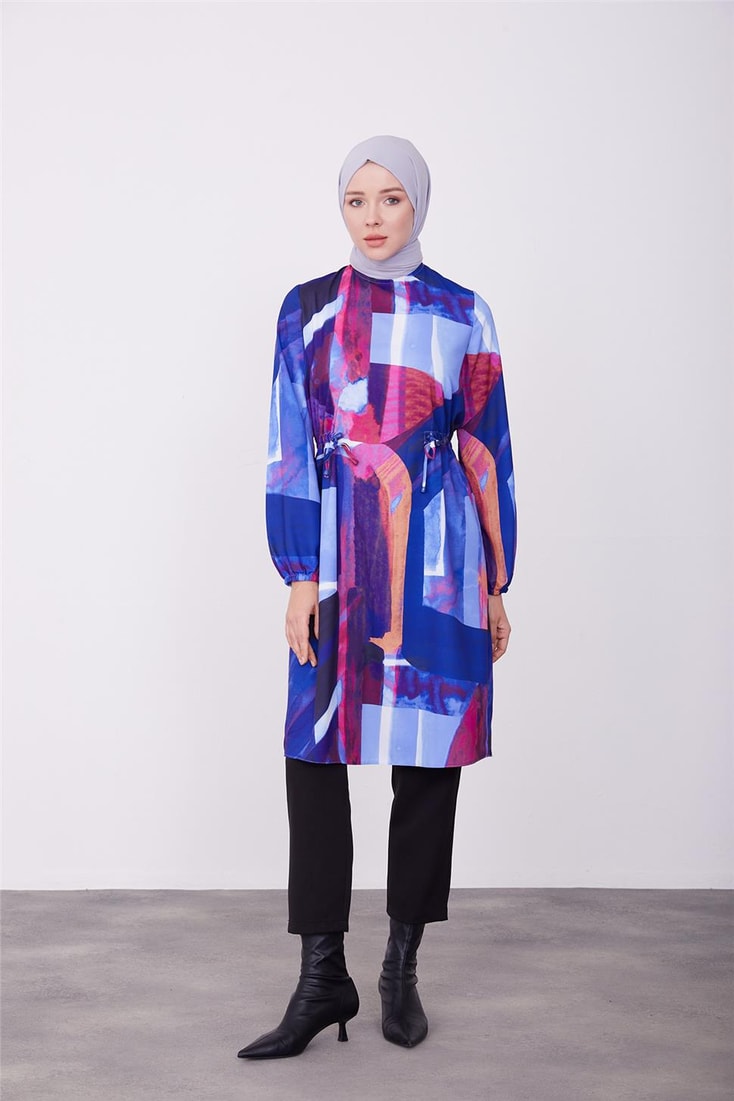 Armine Tunic with Adjustable Waist Tunic 23K4723 Purple