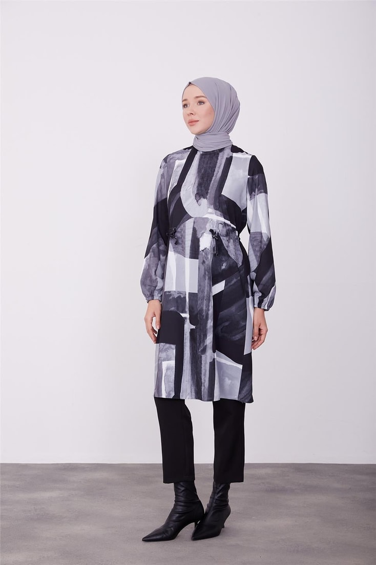 Armine Tunic with Adjustable Waist Tunic 23K4723 Black