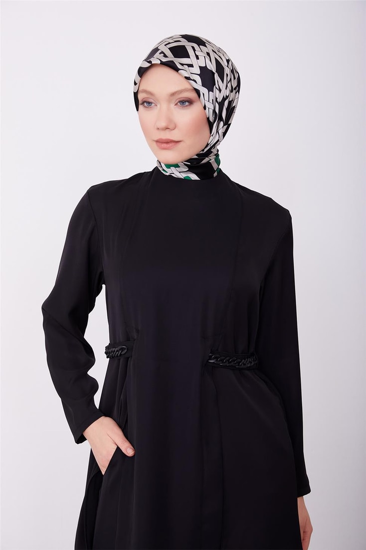 Armine Waist Chain Trouser Suit 23K6711 Black