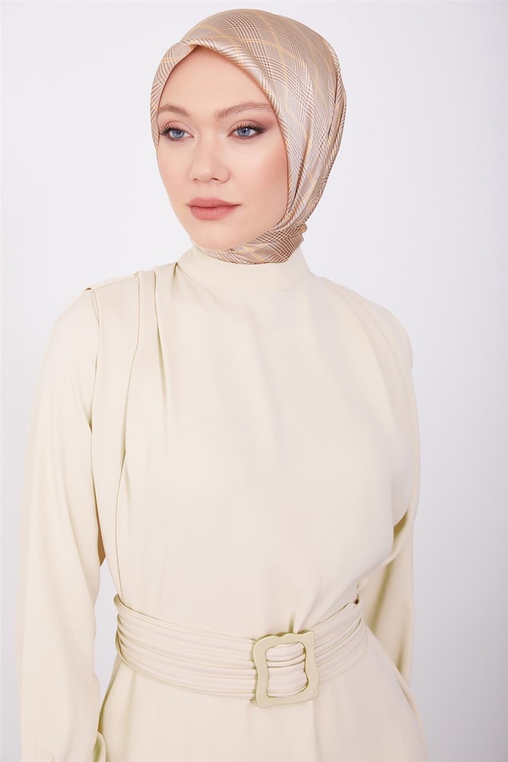 Armine Belt Pleated Trouser Suit 23K6720 Ivory