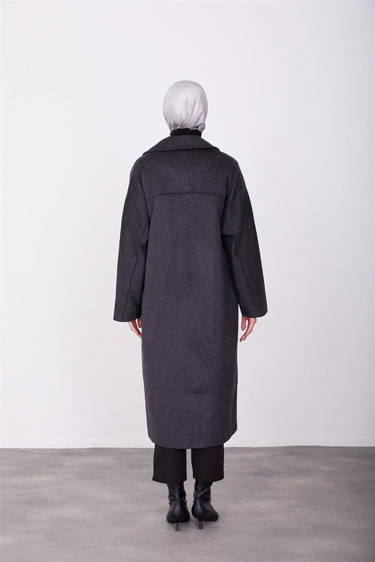 Armine Single Button Coat 23K7202 Anthracite