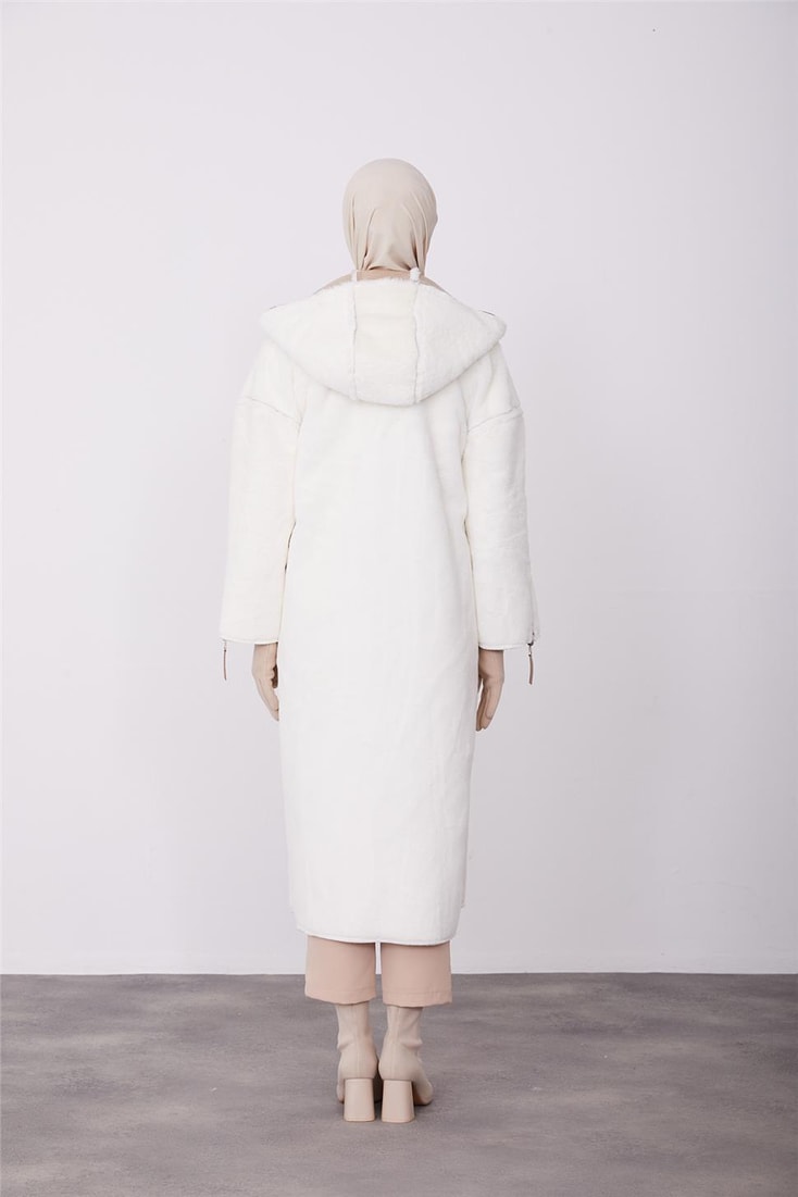 Armine Double-Sided Fur-Suede Coat 23K7212 Mink