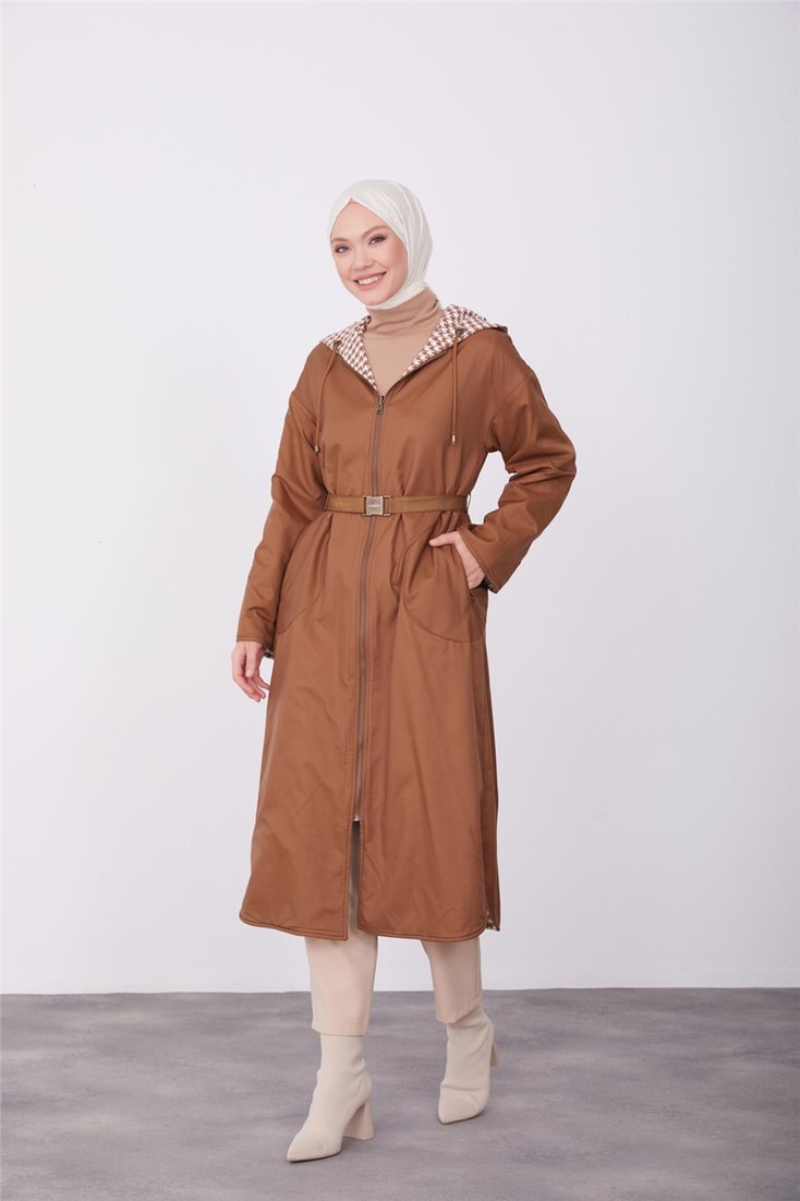 Armine Double-Sided Wearable Coat 23K7809 Camel