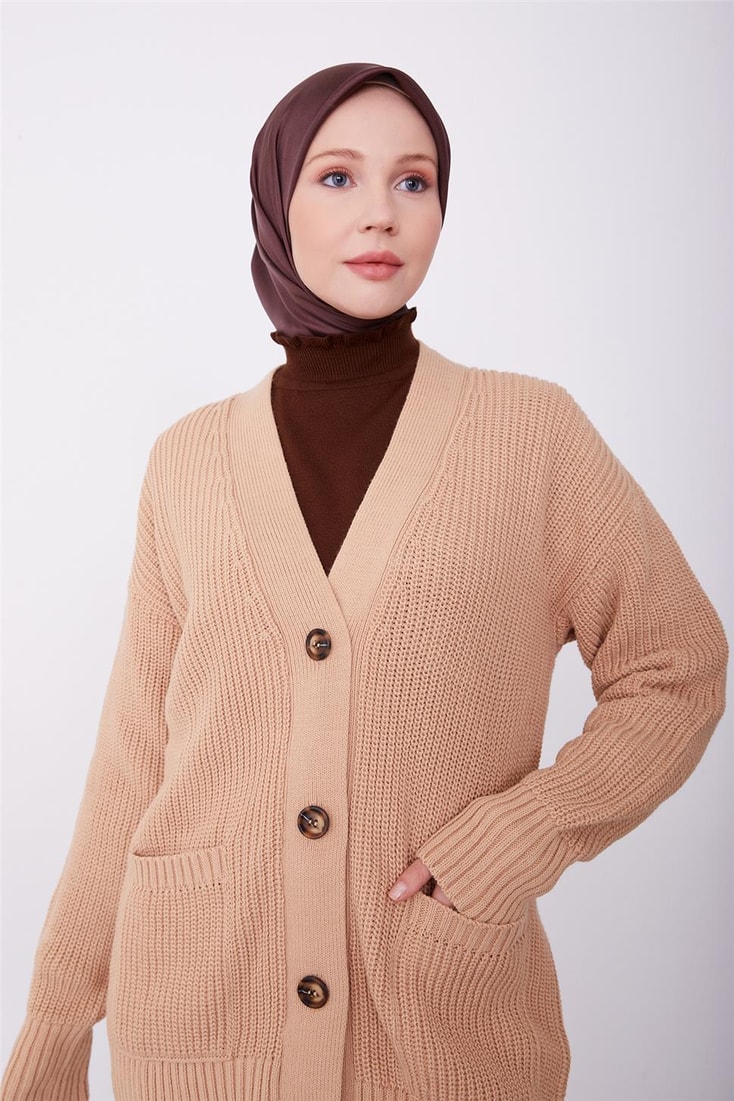 Armine Cardigan 23Kd8315 Camel