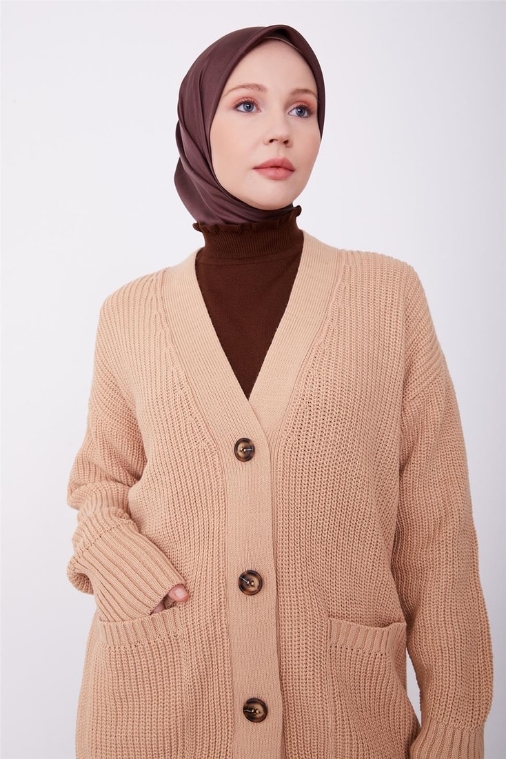 Armine Cardigan 23Kd8315 Camel