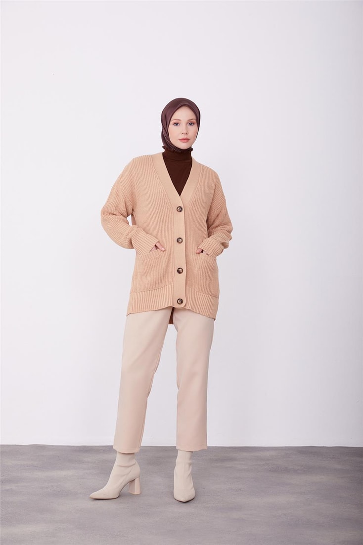 Armine Cardigan 23Kd8315 Camel
