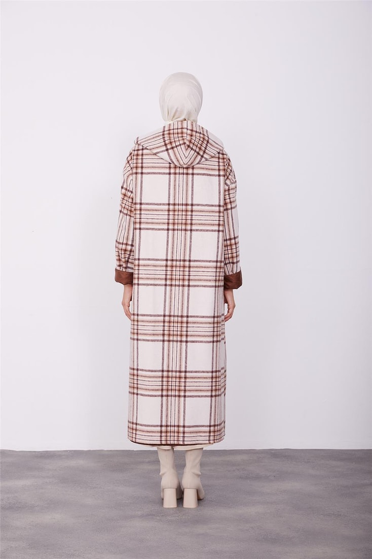 Armine Double-Sided Wearable Overcoat 23K8515 Brown