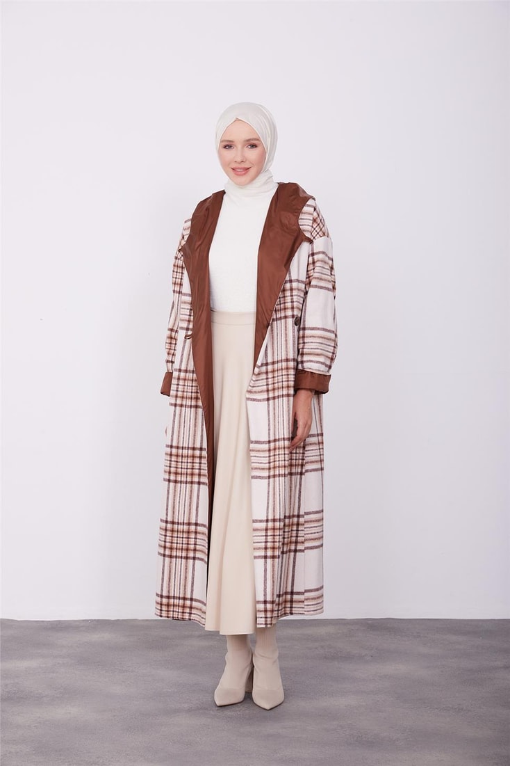 Armine Double-Sided Wearable Overcoat 23K8515 Brown