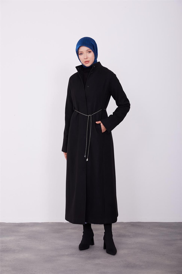 Armine Manto 23K8710 Siyah