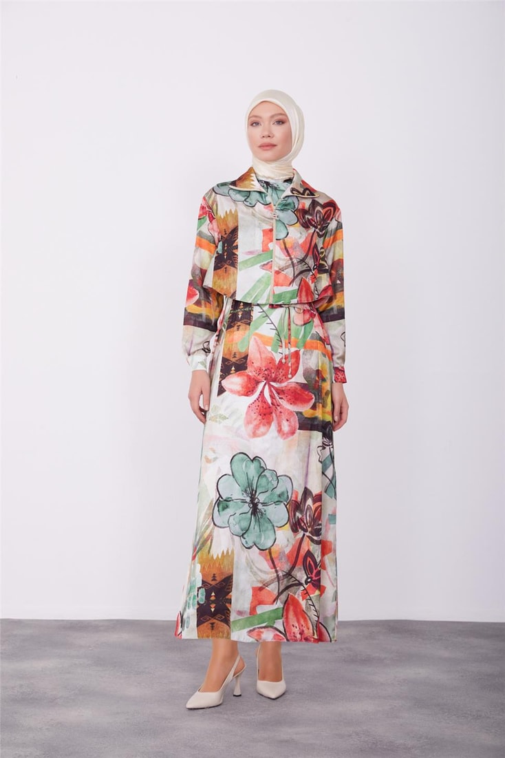 Armine Elbise 23K9667 Haki