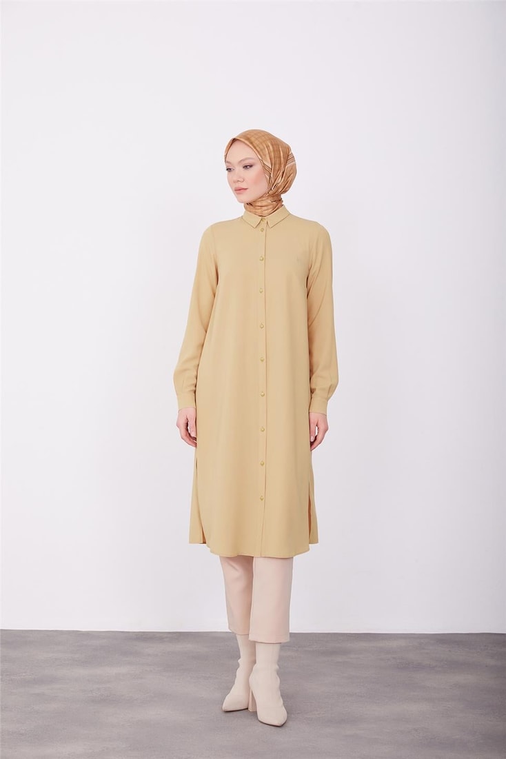 Armine Long Sleeve Armine Logo Tunic 23Kh411 Biscuit