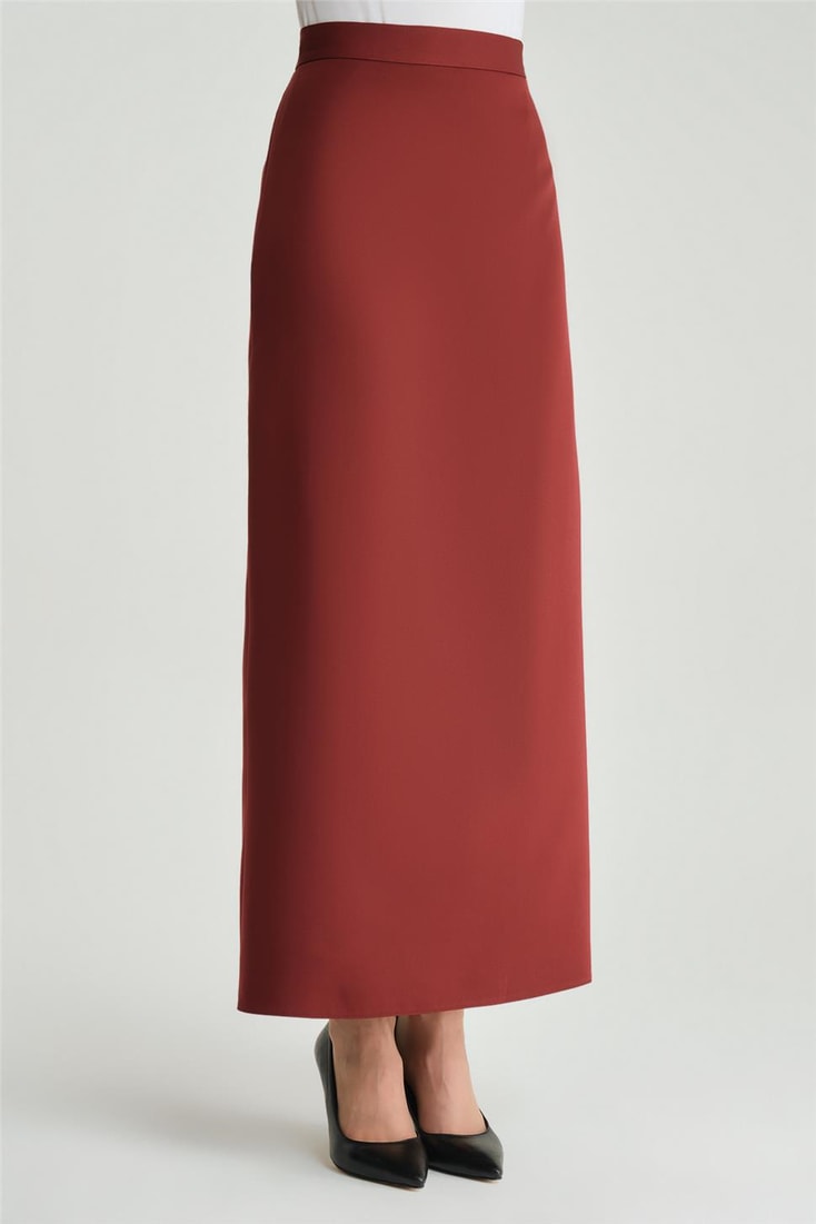 Armine Pencil Skirt 23Yd1034 Claret Red
