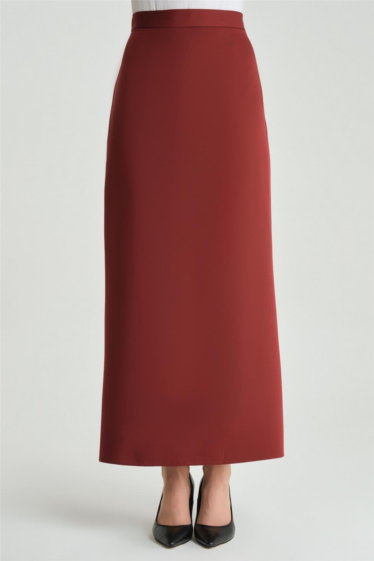 Armine Pencil Skirt 23Yd1034 Claret Red