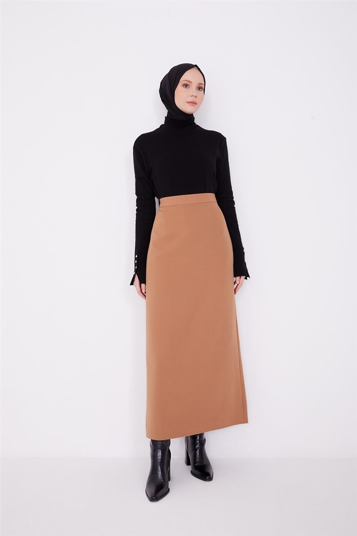 Armine BB Pencil Skirt 23Yd1034-1 Biscuit