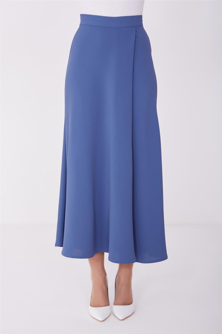 Armine Pleated Pleated Wide Skirt 23Y1418 Indigo