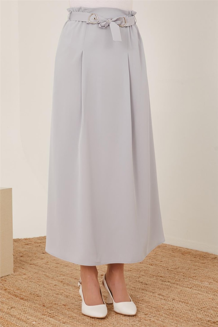 Armine Belt Elastic and Adjustable Skirt 23Y1421 Gray