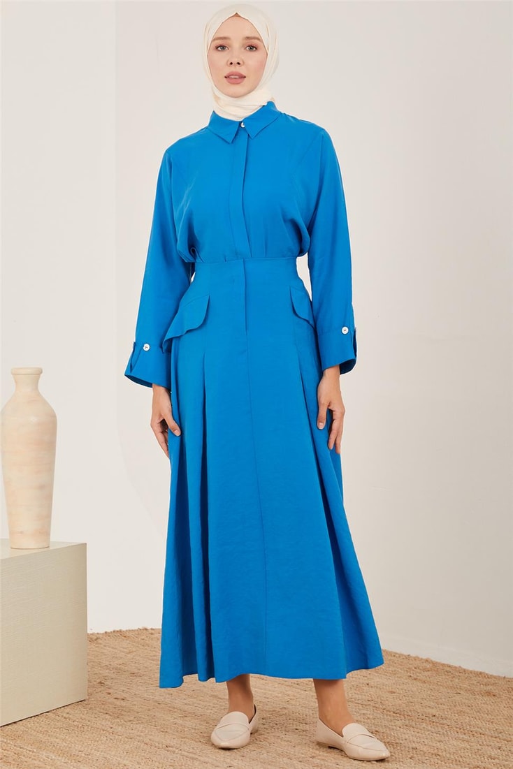 Armine Pocket and Elastic Modal Skirt 23Y1427 Cobalt