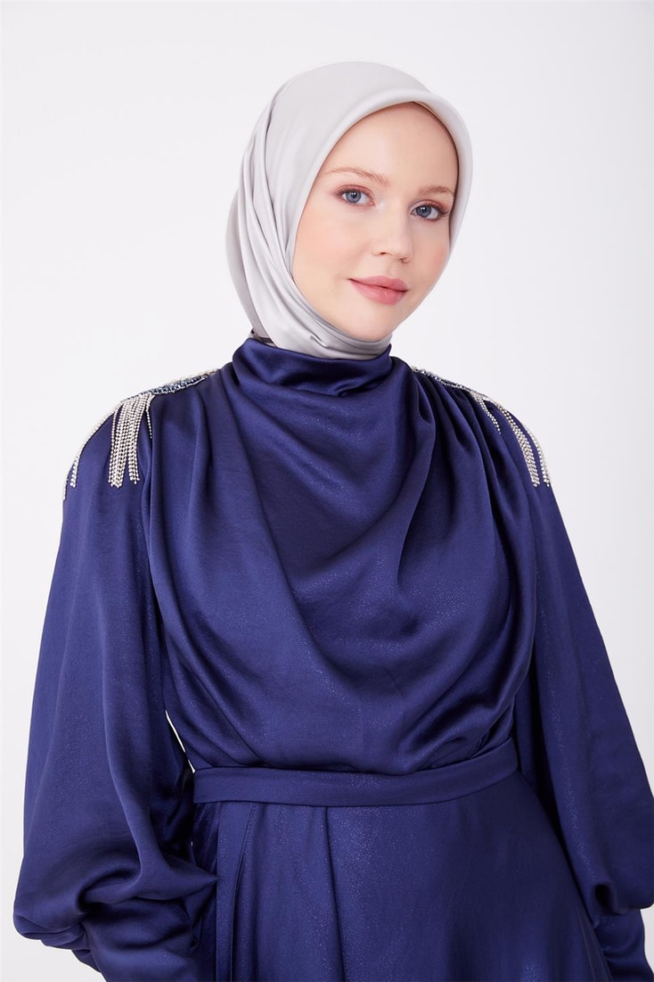 Armine Abiye Elbise 23Yd1905 Lacivert