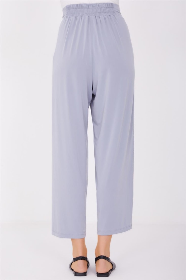 Armine Chain Stripe Knitted Trousers 23Y2406 Gray