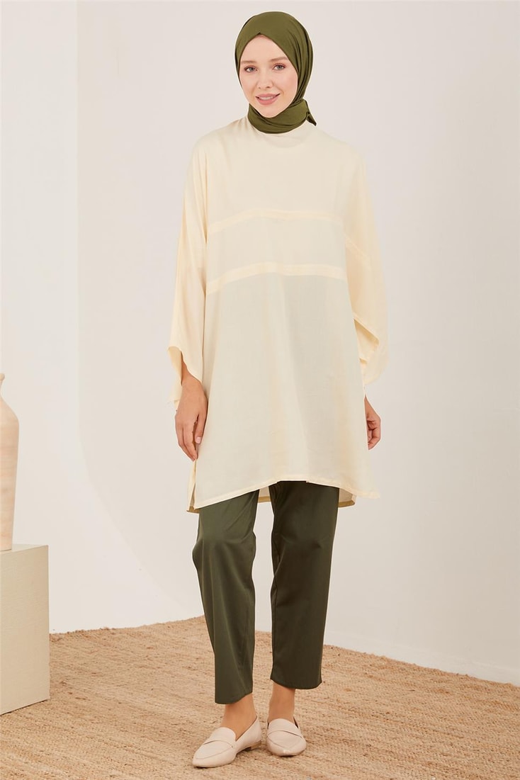 Armine Cotton Basic Trousers 23Y2415 Khaki