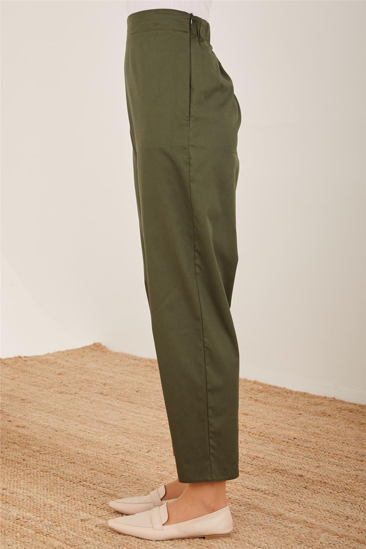 Armine Cotton Basic Trousers 23Y2415 Khaki