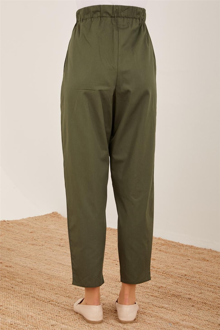 Armine Cotton Basic Trousers 23Y2415 Khaki