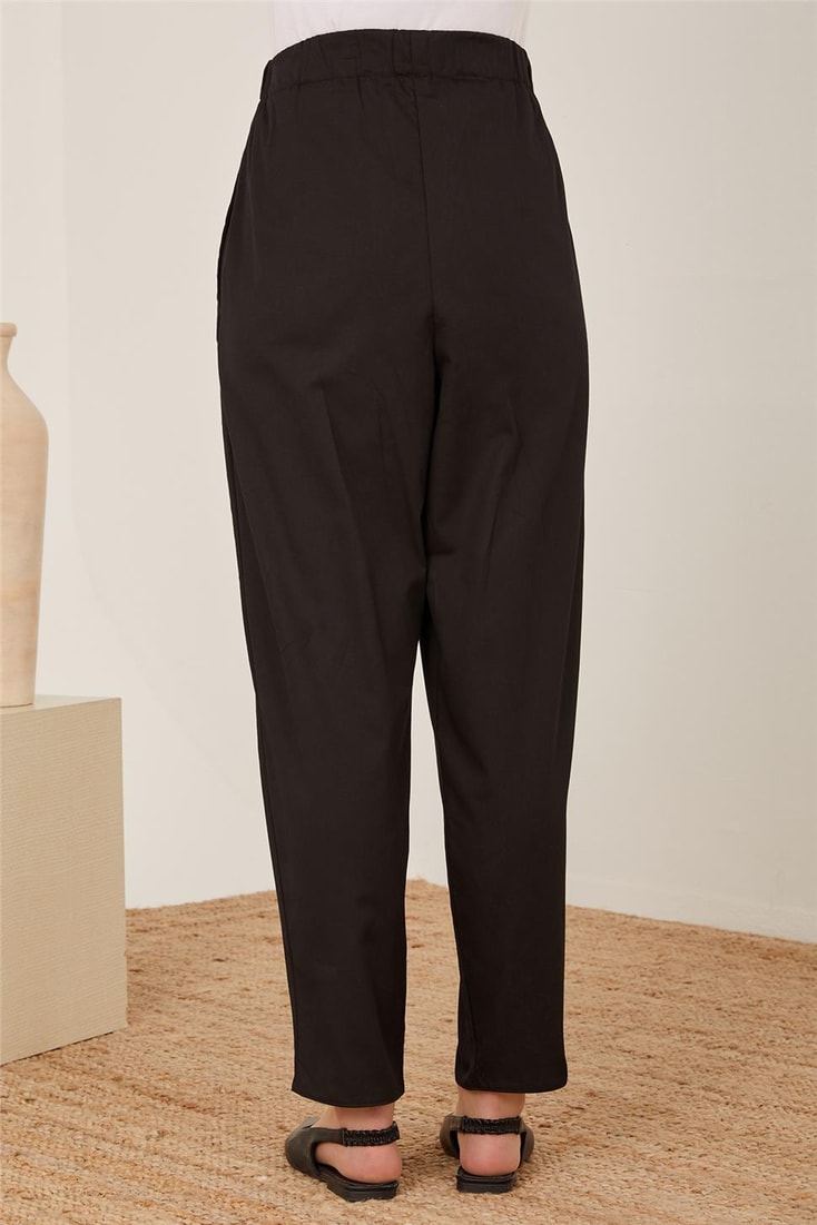 Armine Cotton Basic Trousers 23Y2415 Black