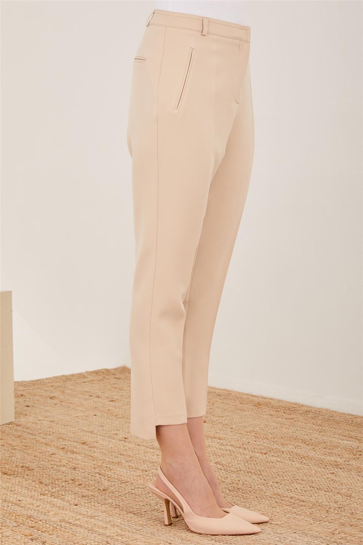 Armine Double Fillet Trousers 23Y2435 Beige