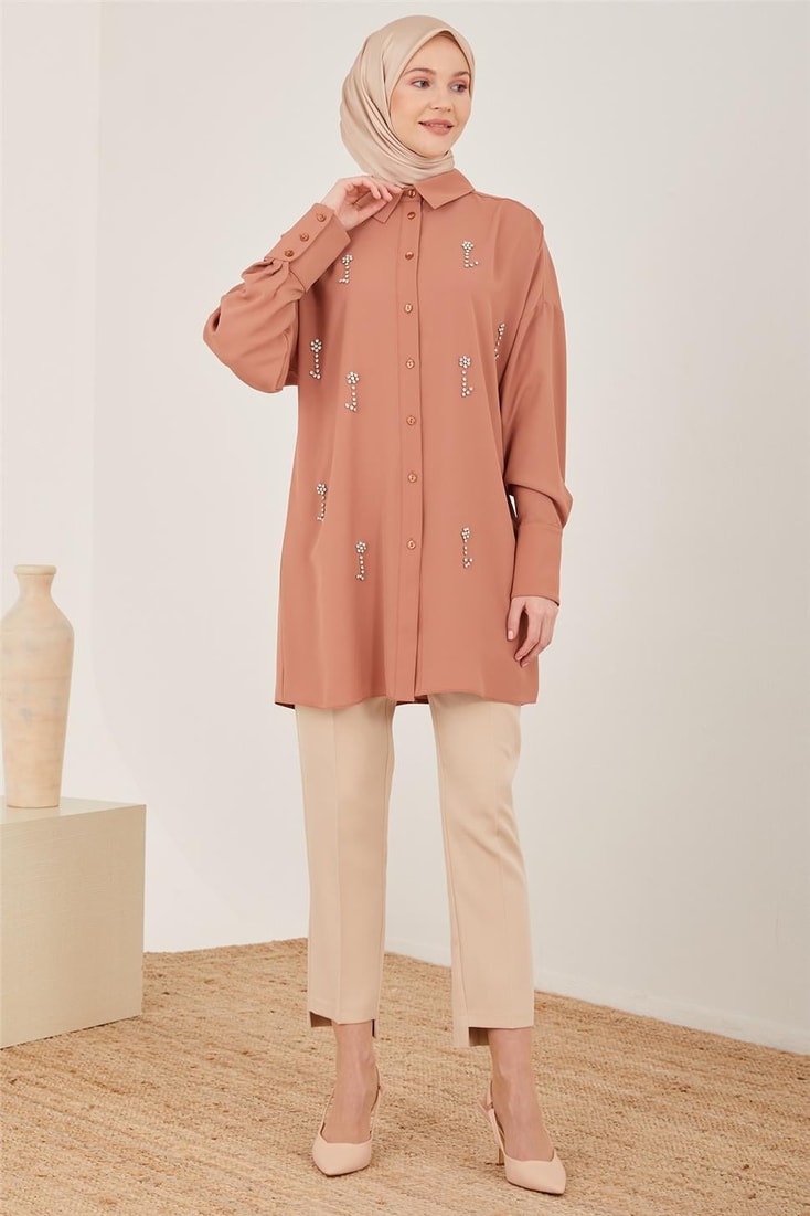 Armine Double Fillet Trousers 23Y2435 Beige