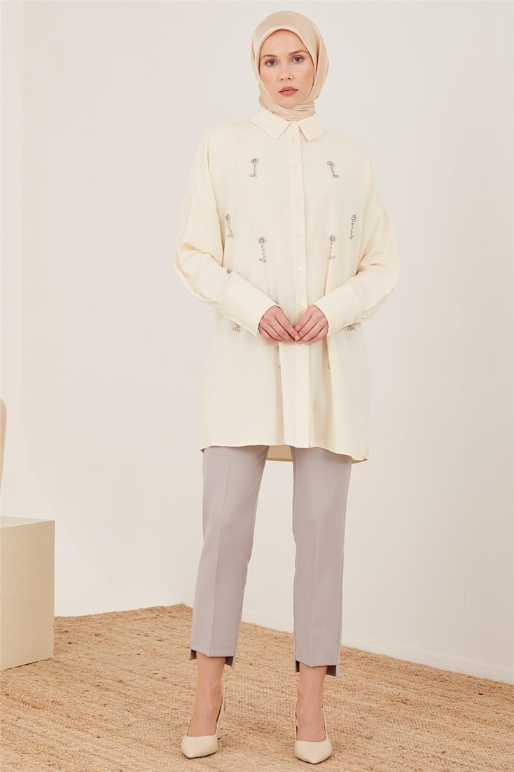 Armine Double Fillet Trousers 23Y2435 Gray