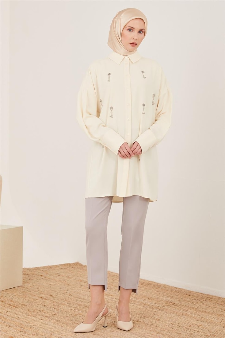 Armine Double Fillet Trousers 23Y2435 Gray