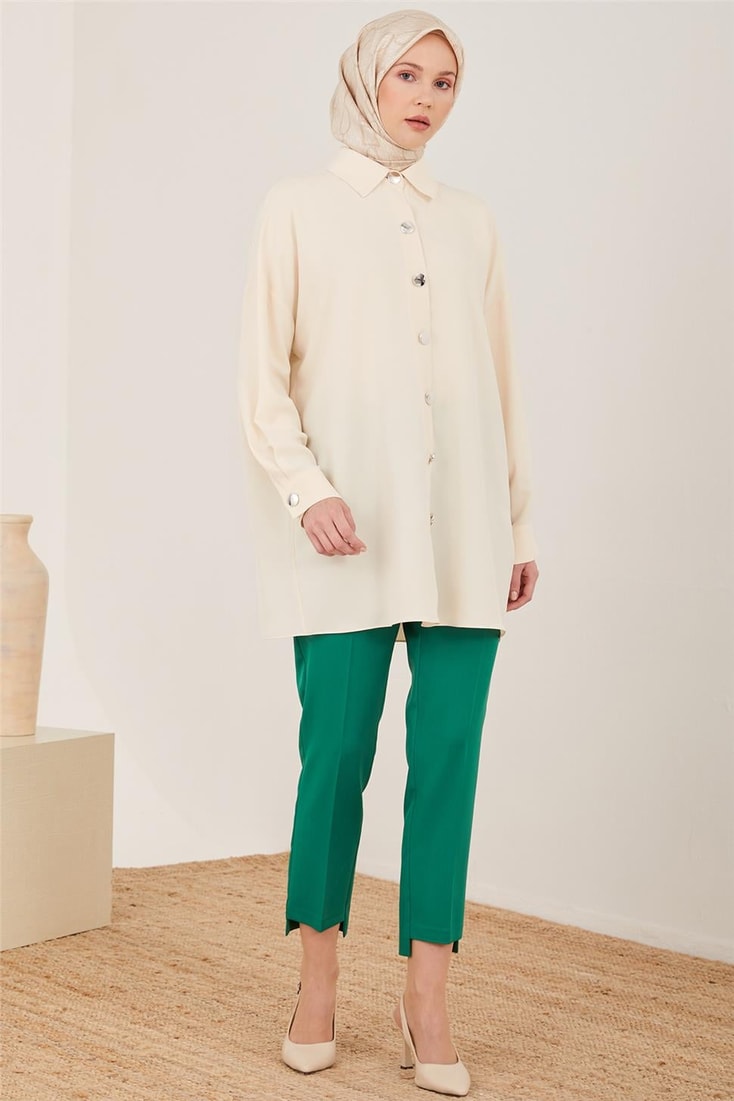 Armine Double Fillet Trousers 23Y2435 Green