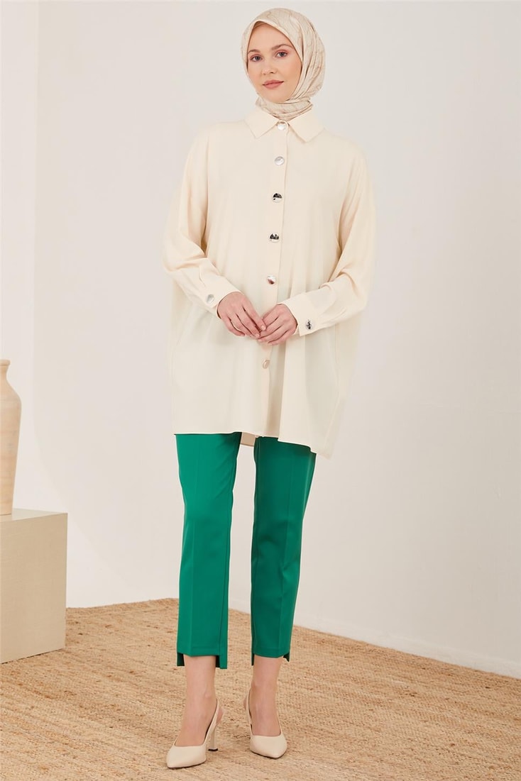 Armine Double Fillet Trousers 23Y2435 Green
