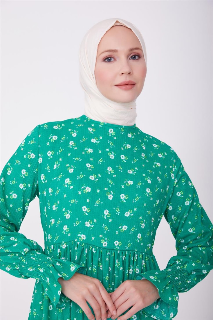 Armine Elbise 23Yd2559 Yeşil