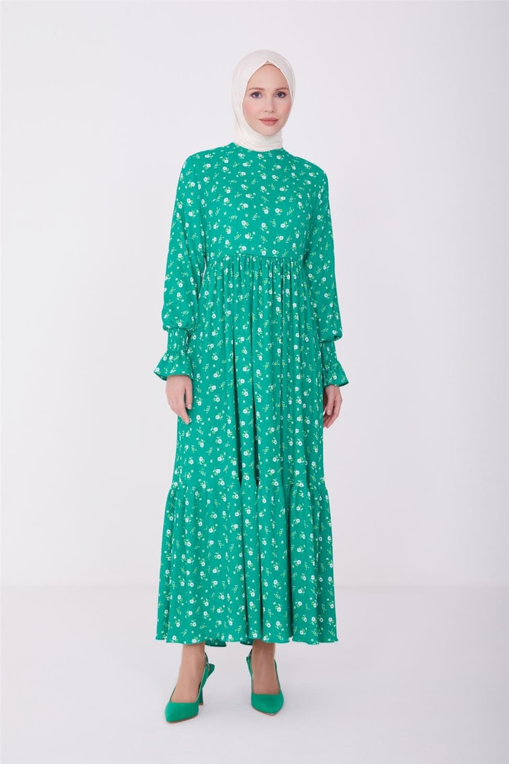 Armine Elbise 23Yd2559 Yeşil