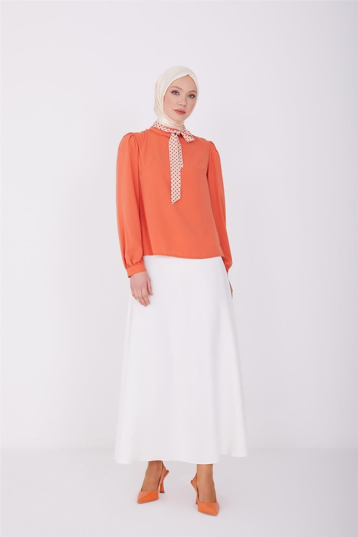 Armine Gömlek 23Yd3317 Oranj