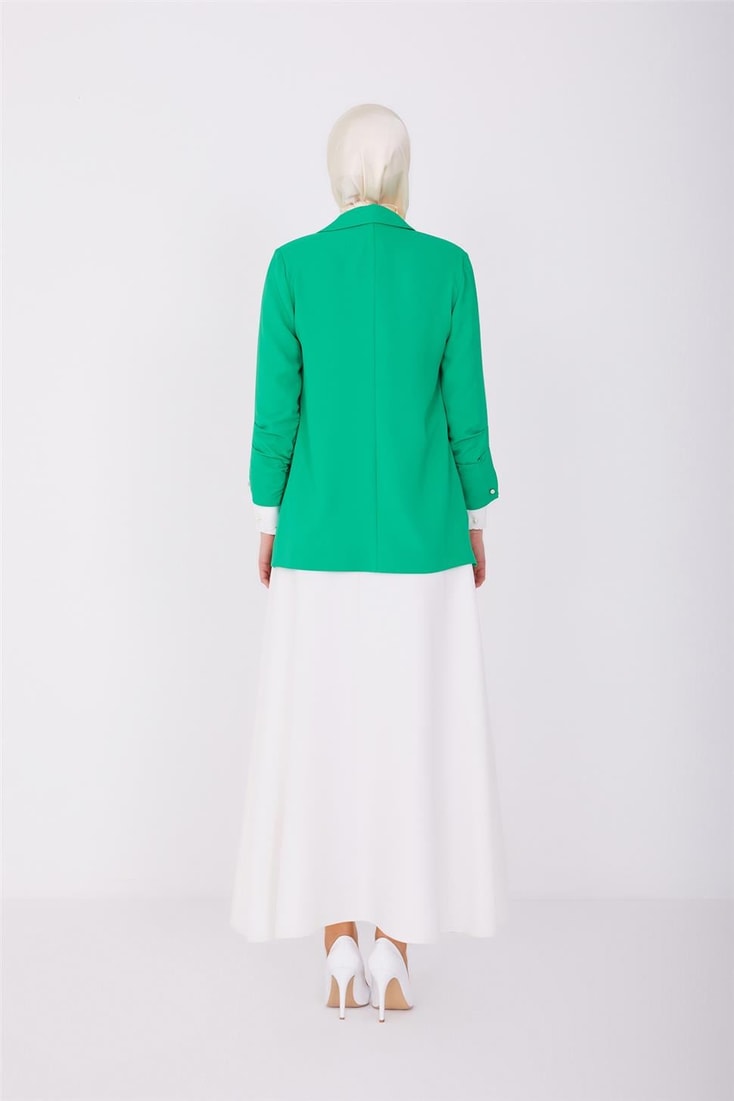 Armine Jacket 23Yd3325 Benetton Green