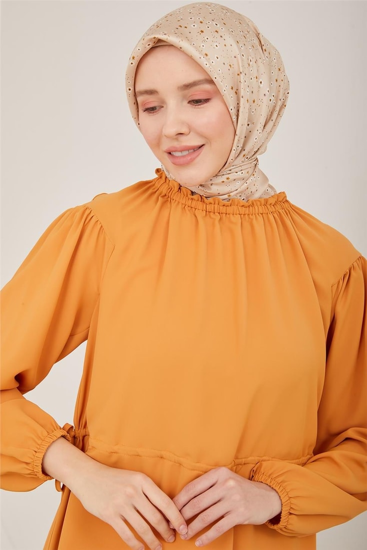 Armine Adjustable Waist Blouse 23Y3331 Caramel