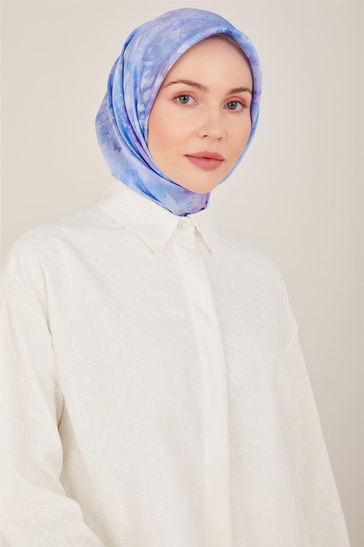Armine Brodeli Short Front Long Back Shirt 23Y3332 Ecru