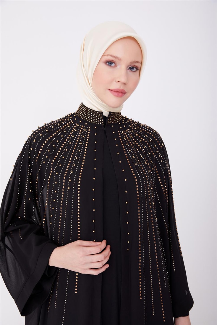 Armine Abiye Elbise 23YD3343 Siyah