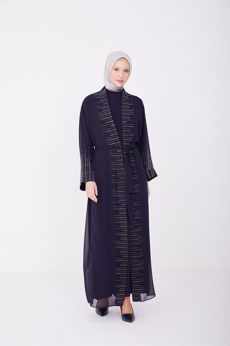 Armine Abiye Elbise 23Yd3348 Lacivert