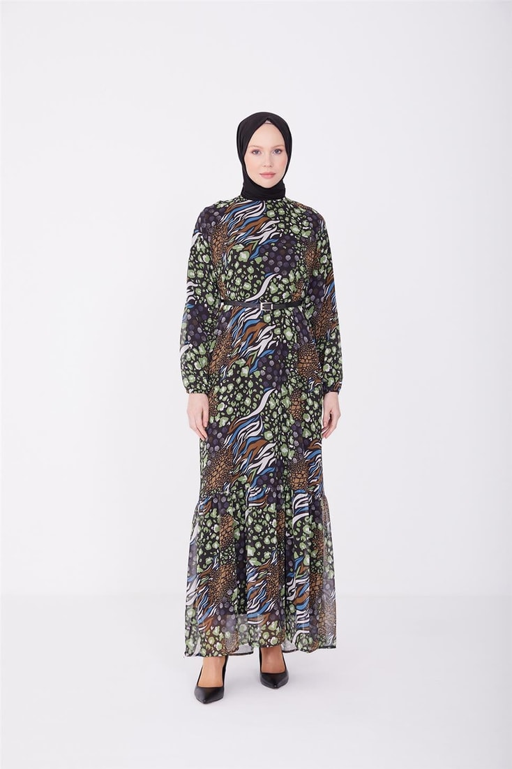 Armine Elbise 23Yd4321 Haki