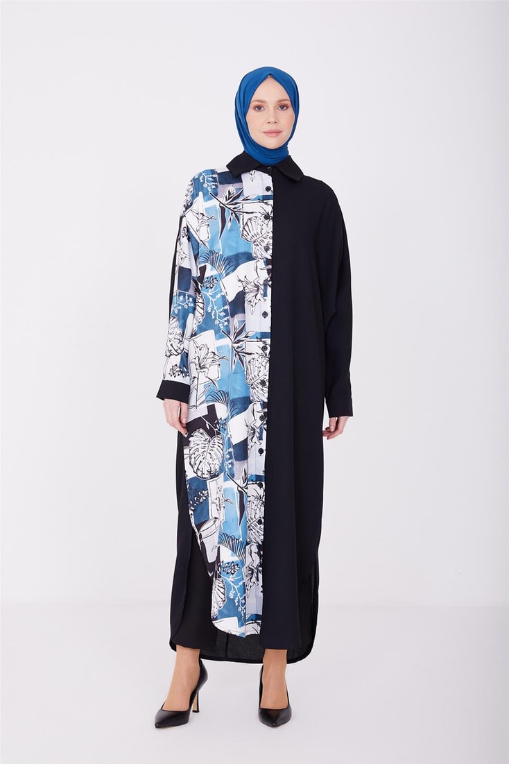 Armine Elbise 23Yd4326 İndigo