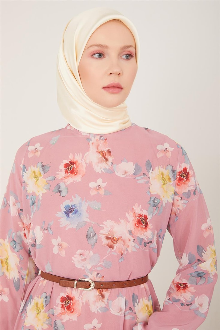 Armine Elbise 23Yd4354 Gül