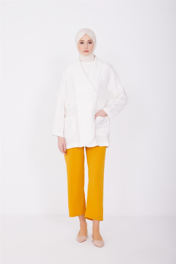 Armine Trousers 23Yd4356 Saffron