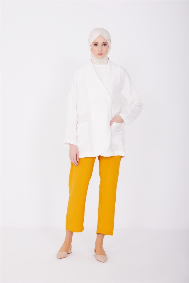 Armine Trousers 23Yd4356 Saffron